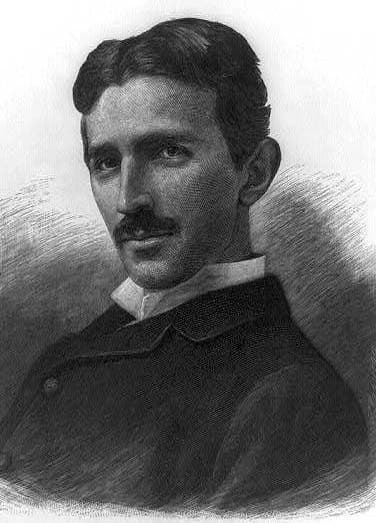Portrait of Nikola Tesla